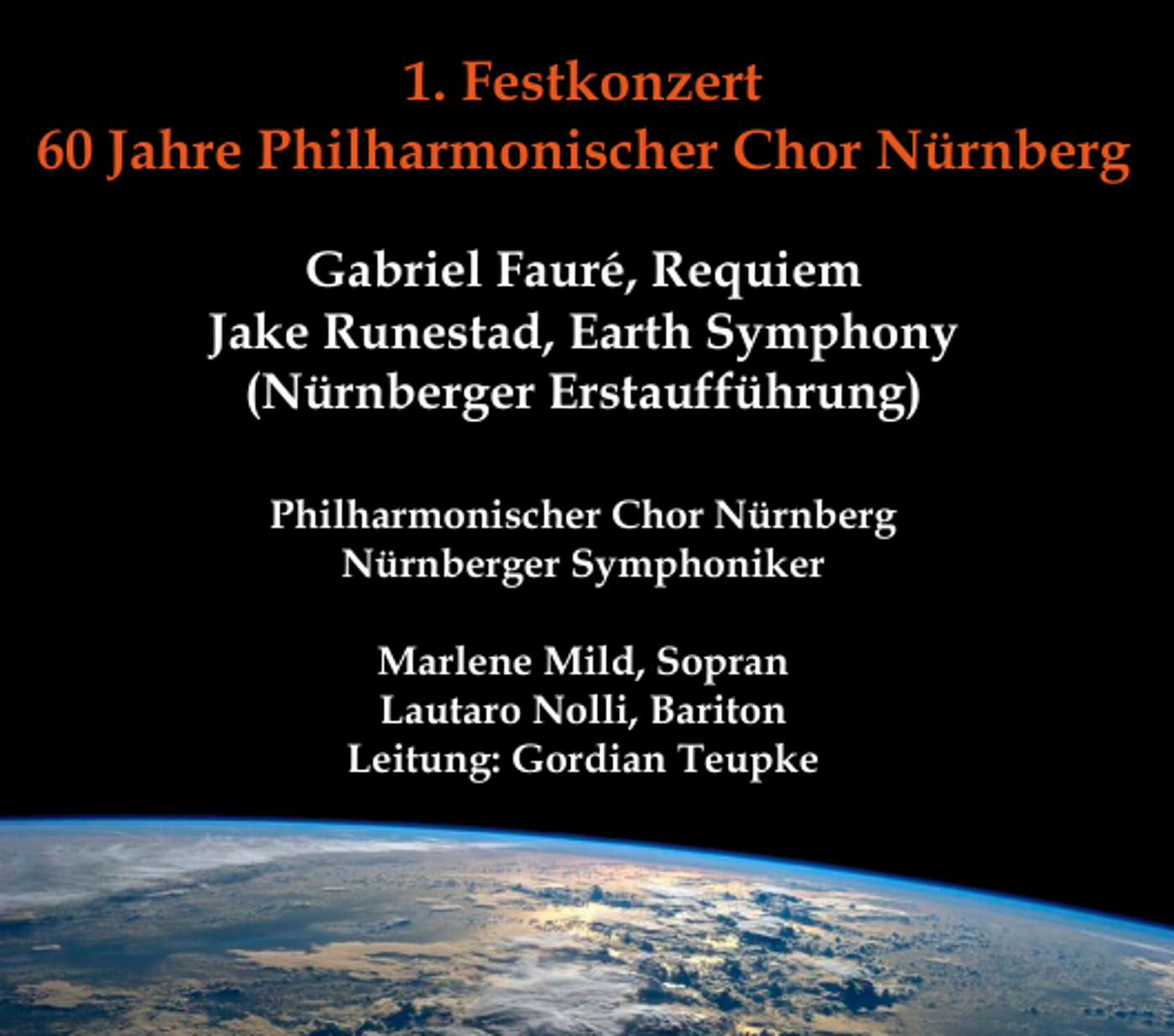 1. Festkonzert 60 Jahre Philharmonischer Chor Nürnberg